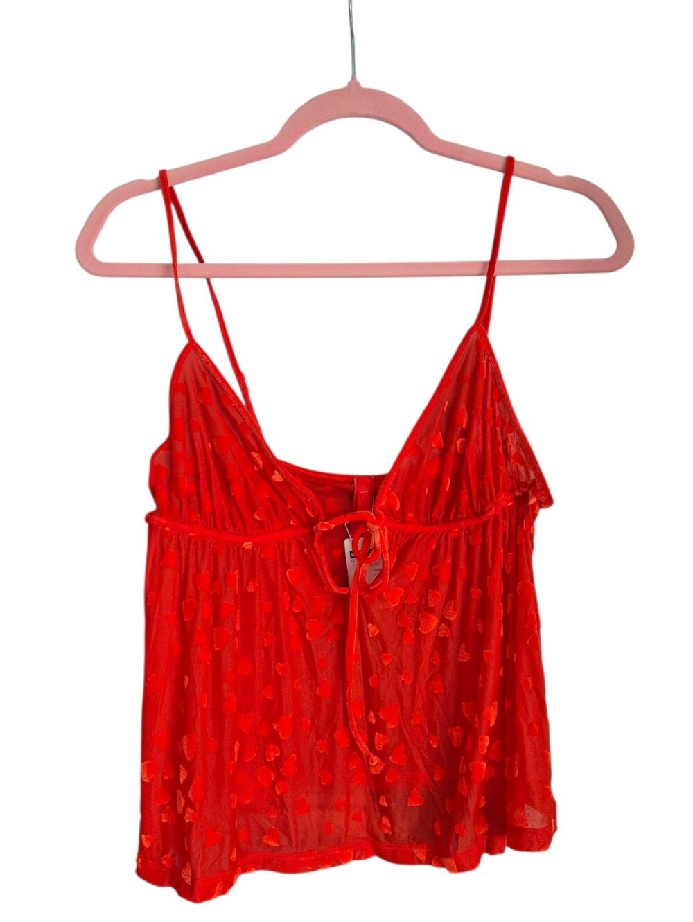 SKIMS Sheer Velvet Heart Cami And Pant Set - Picture 3 of 16